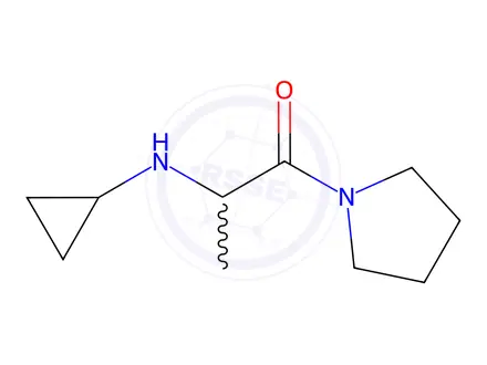 Chemical structure of 2-(Cyclopropylamino)-1-(pyrrolidin-1-yl)propan-1-one