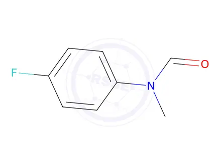 Chemical structure of Formamide,N-(4-fluorophenyl)-N-methyl-(9CI)