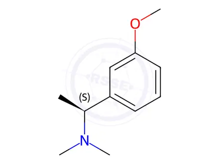 Chemical structure of (S)-1-(3-Methoxyphenyl)-N,N-dimethylethanamine