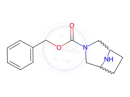 Chemical structure of benzyl 3,8-diazabicyclo[3.2.1]octane-3-carboxylate