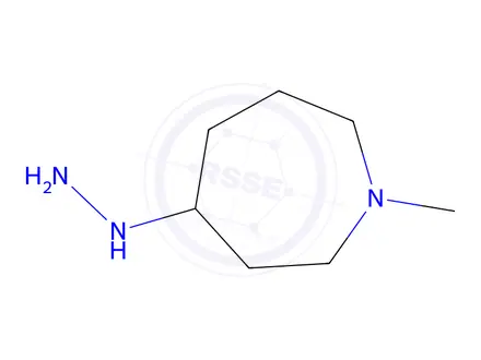 Chemical structure of 4-Hydrazinyl-1-methylazepane
