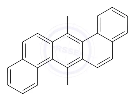 Chemical structure of 7,14-dimethyldibenz(a,h)anthracene