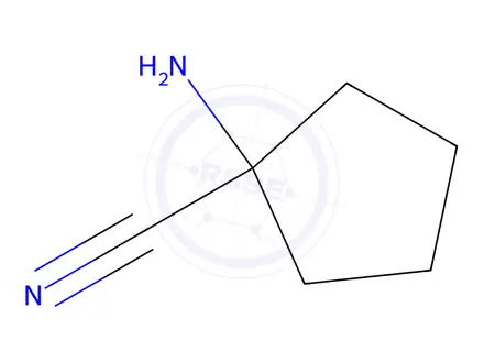 Chemical structure of 1-aminocyclopentanecarbonitrile