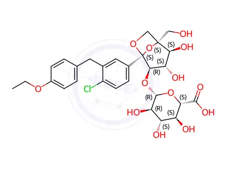 Chemical structure of Ertugliflozin Impurity 87