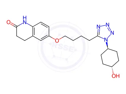 Chemical structure of 4'-trans-Hydroxy Cilostazol