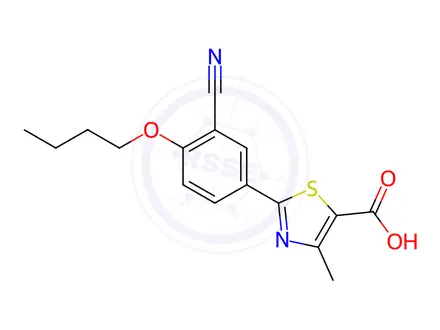 Chemical structure of Febuxostat Impurity 9