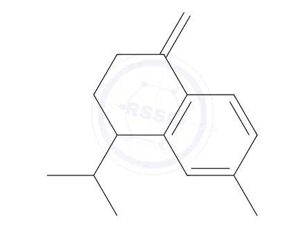 Chemical structure of β-Calacorene