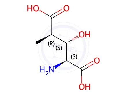 Chemical structure of (3S,4R)-3-Hydroxy-4-methyl-L-glutamic acid