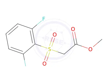 Chemical structure of Methyl 2-((2,6-difluorophenyl)sulfonyl)acetate