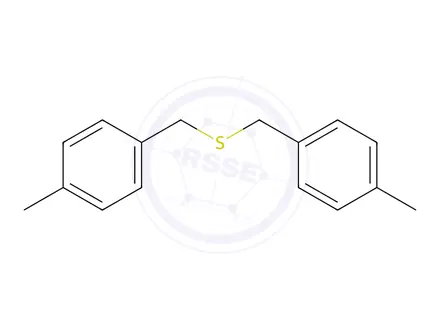 Chemical structure of Sulfide, bis(4-methylbenzyl)-
