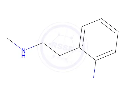 Chemical structure of Benzeneethanamine, 2-amino-N-methyl-(9CI)