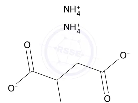 Chemical structure of Aspartic Acid-Impurity A (Ammonium Salt)