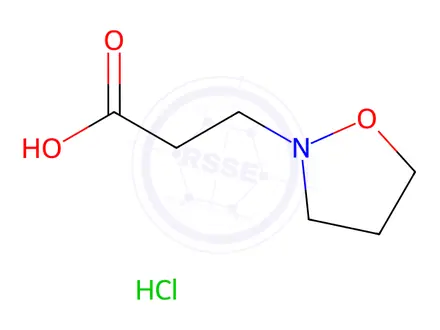 Chemical structure of 3-(Isoxazolidin-2-yl)propanoic acid hydrochloride