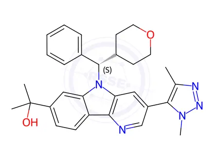 Chemical structure of BMS-986158
