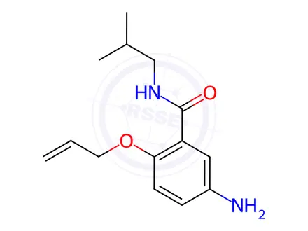 Chemical structure of 2-(Allyloxy)-5-amino-N-isobutylbenzamide