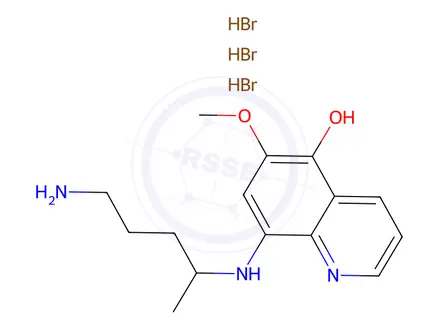 Chemical structure of Primaquine Impurity 3 Trihydrobromide