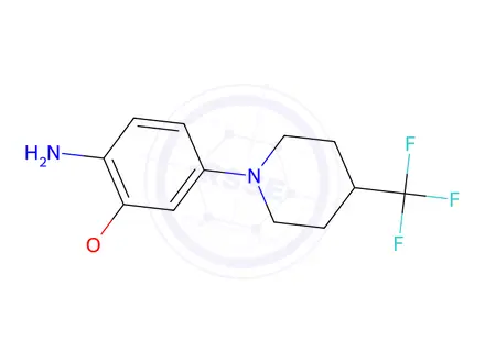 Chemical structure of 2-METHOXY-4-(4-TRIFLUOROMETHYL-PIPERIDIN-1-YL)-ANILINE