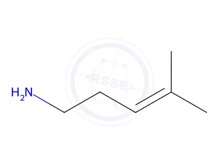 Chemical structure of 4-methylpent-3-en-1-amine