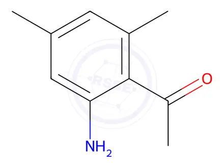 Chemical structure of Ethanone, 1-(2-amino-4,6-dimethylphenyl)-(9CI)
