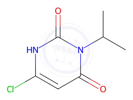 Chemical structure of 6-chloro-3-isopropylpyrimidine-2,4(1H,3H)-dione