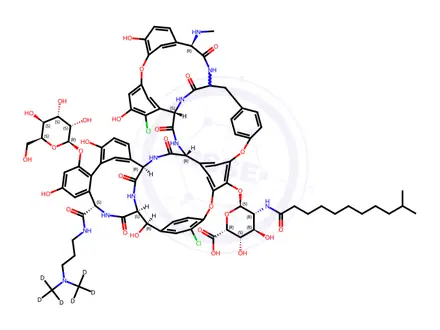 Chemical structure of Dalbavancin-D6