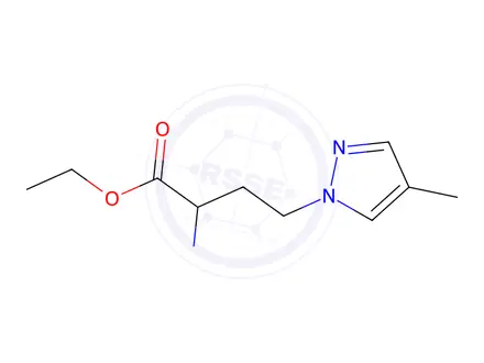 Chemical structure of Ethyl 2-amino-4-(4-methyl-1h-pyrazol-1-yl)butanoate