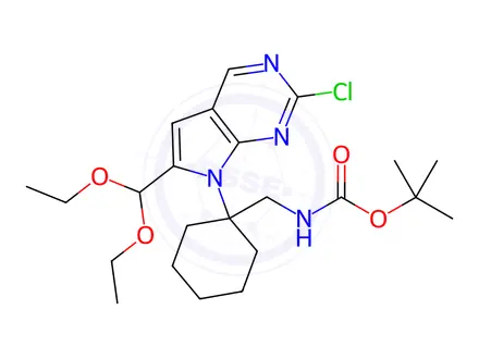 Chemical structure of Lerociclib Impurity 4
