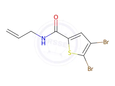 Chemical structure of n-Allyl-4,5-dibromothiophene-2-carboxamide