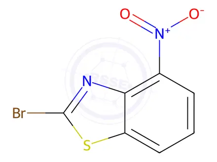 Chemical structure of 2-BROMO-4-NITROBENZOTHIAZOLE