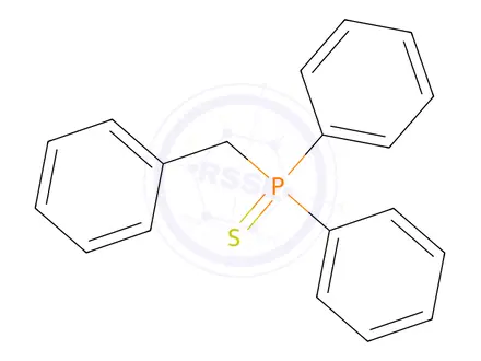 Chemical structure of Diphenyl(phenylmethyl)phosphine sulfide