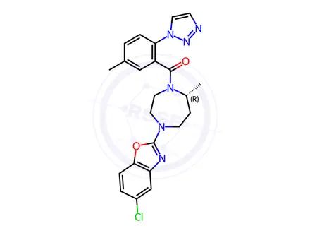 Chemical structure of Suvorexant Impurity 81