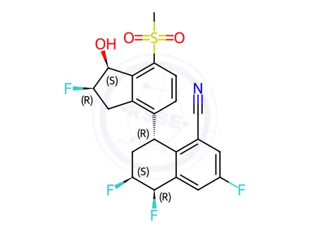Chemical structure of Casdatifan