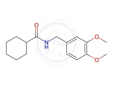 Chemical structure of N-(3,4-Dimethoxybenzyl)cyclohexanecarboxamide