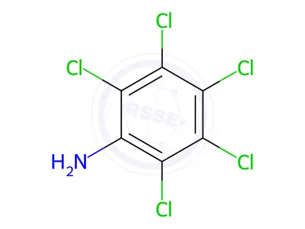 Chemical structure of Pentachloroaniline