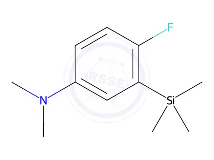 Chemical structure of 4-Fluoro-N,N-dimethyl-3-(trimethylsilyl)aniline