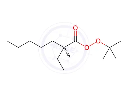 Chemical structure of 2-Ethyl-2-methylheptaneperoxoic acid tert-butyl ester
