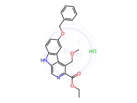 Chemical structure of ZK 93423 Hydrochloride