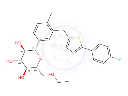 Chemical structure of Canagliflozin Impurity 57