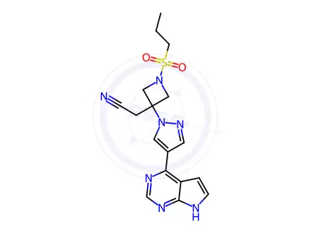 Chemical structure of Baricitinib Impurity IV