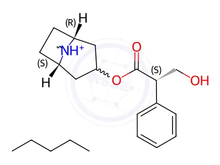 Chemical structure of Hyoscine Butylbromide EP Impurity H