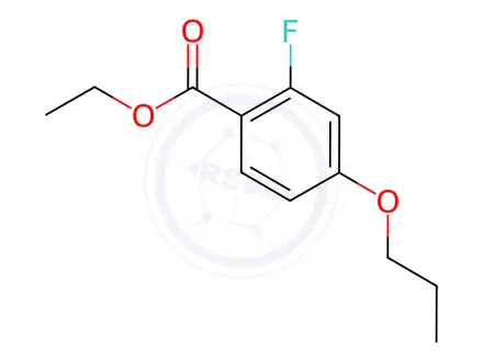 Chemical structure of Ethyl 2-fluoro-4-propoxybenzoate