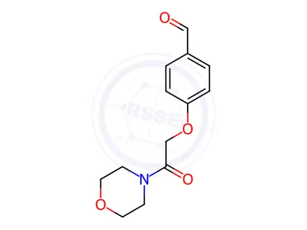 Chemical structure of 4-(2-Morpholin-4-yl-2-oxo-ethoxy)-benzaldehyde