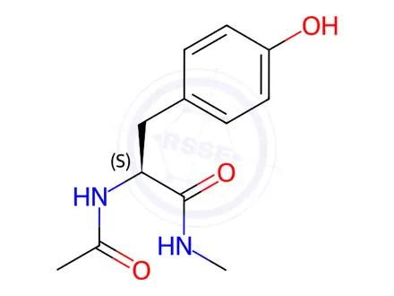 Chemical structure of Acetyl-L-tyrosine Methyl Amide
