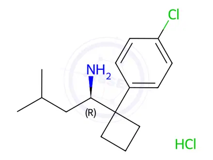 Chemical structure of Didesmethyl (αR)-Sibutramine Hydrochloride