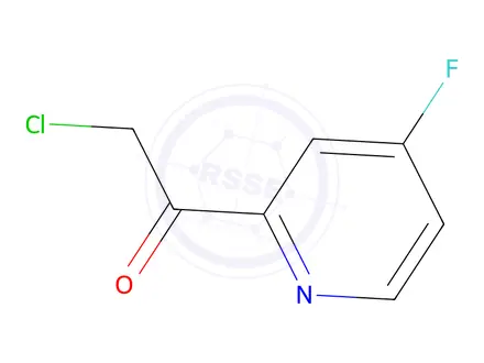 Chemical structure of 2-Chloro-1-(4-fluoropyridin-2-yl)ethan-1-one