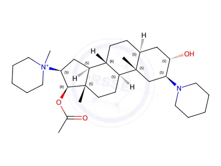 Chemical structure of 3-deacetylvecuronium