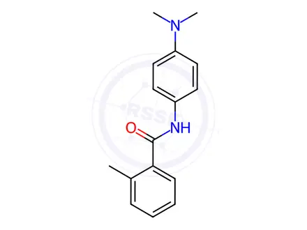 Chemical structure of Benzamide, N-[4-(dimethylamino)phenyl]-2-methyl-(9CI)