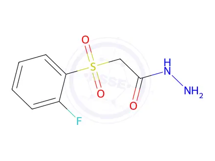 Chemical structure of 2-((2-Fluorophenyl)sulfonyl)acetohydrazide