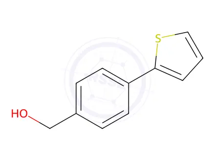 Chemical structure of (4-(Thiophen-2-yl)phenyl)methanol
