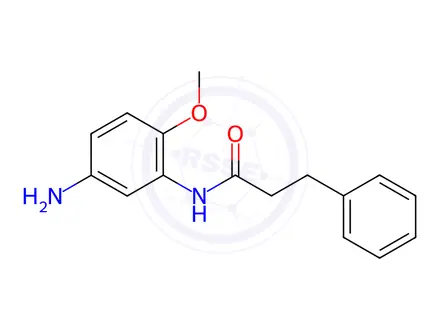 Chemical structure of N-(5-Amino-2-methoxyphenyl)-3-phenylpropanamide